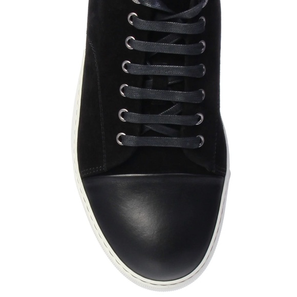 Lanvin Mid-top Toe Cap Sneakers - Picture 3 of 10